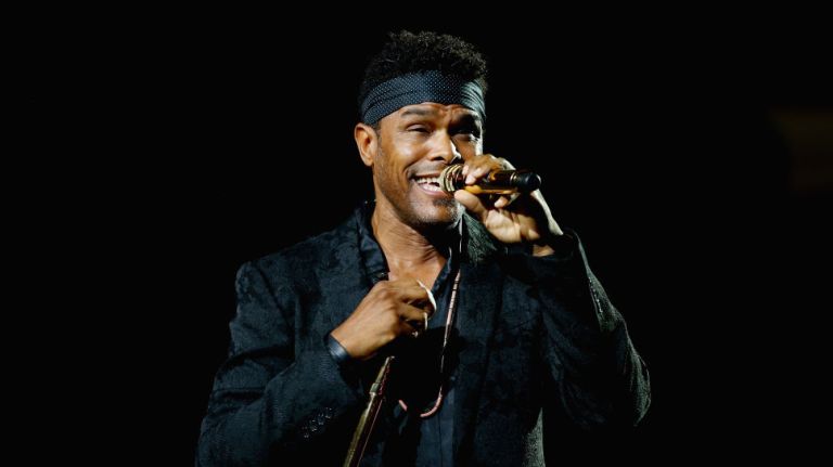 Brooklyn-born R&B singer Maxwell performed the National Anthem during the opening night ceremony on Aug. 27. 