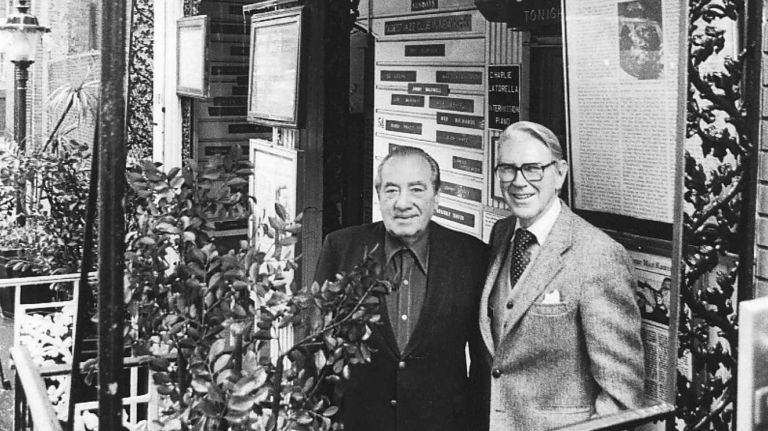 Rare images of NYC nightclubs from the 1980s and '90s, including the Limelight and Roxy 33 John Keveanos and Matty Walsh stand outside the legendary Jimmy Ryan's Dixieland club, at 154 E. 54 St., Manhattan, on Dec. 22, 1983. The nightclub closed later that year.