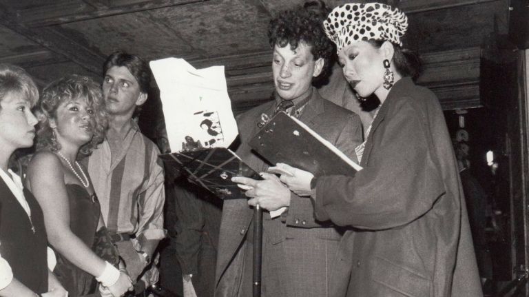 Rare images of NYC nightclubs from the 1980s and '90s, including the Limelight and Roxy 37 Legendary doorman Haoui Montaug stands with his assistant, Yehjong Son, to review the guest list and decide who will gain entry to the Palladium on Oct. 11, 1985.