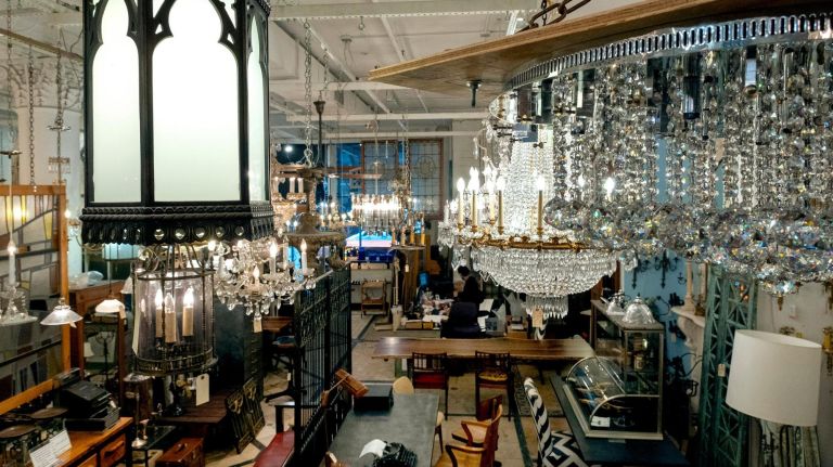 Olde Good Things celebrates 25 years of salvaging rare treasures 4 A variety of architecturally significant and decorative lamps, chandeliers and other items are on display Oct. 3 at Olde Good Things.