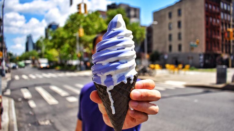 This downtown spot makes one colorful cone-full with soft serve flavors like ube (purple yam) and black sesame. Customize your dessert with toppings like toasted coconut, Fruity Pebbles, boba, mochi, marshmallows and freeze-dried strawberries. Or try a 