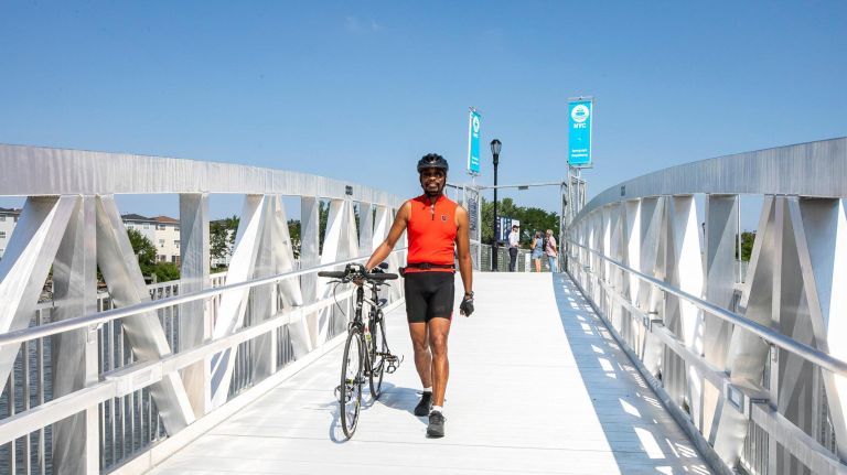 Go for a bike ride along the south shore of the Bronx and you could find the 