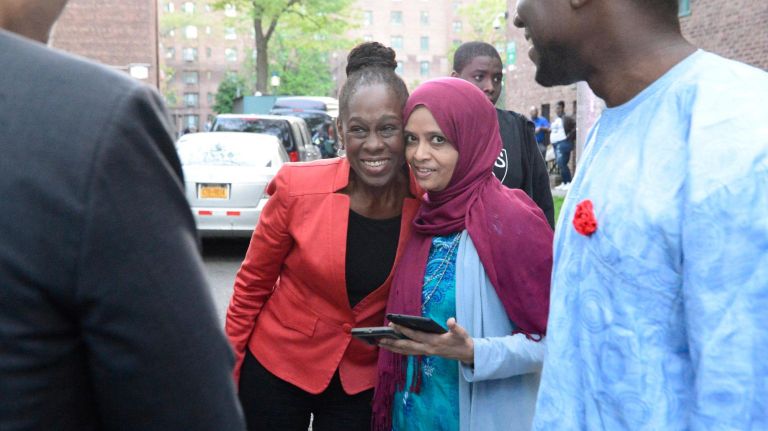 'Iftar in the City' celebrates Ramadan in the Bronx 28 The city hosted the 4th annual ÒIftar in the CityÓ on St. Raymond Avenue in the Bronx . The event had nearly a thousand community members of all faiths to celebrate Ramadan with a fast-breaking meal at sundown. First Lady Chirlane McCray talks about Ramadan and mental illness.