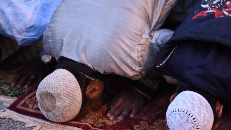 'Iftar in the City' celebrates Ramadan in the Bronx 34 The city hosted the 4th annual ÒIftar in the CityÓ on St. Raymond Avenue in the Bronx . The event had nearly a thousand community members of all faiths to celebrate Ramadan with a fast-breaking meal at sundown. The final prayer at sundown is recited at the leadership of Imam Nedzad Avovic of the Islamic Center of the Bronx.