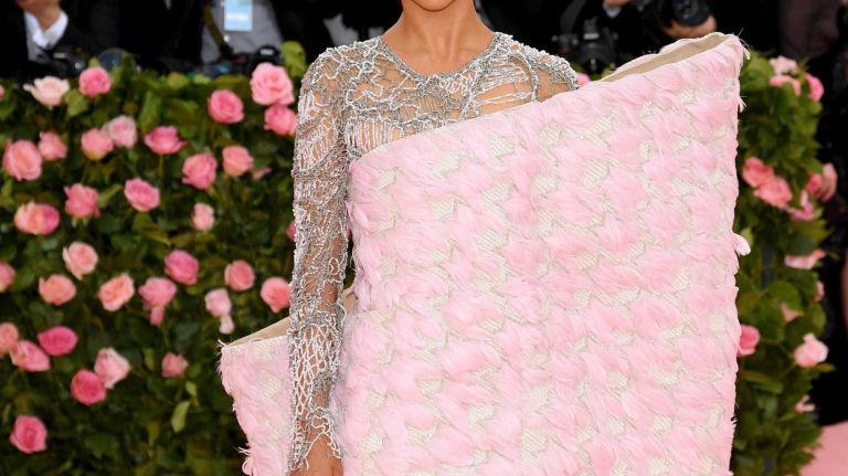 Actress Liza Koshy attends The 2019 Met Gala Celebrating Camp: Notes on Fashion at Metropolitan Museum of Art on May 06, 2019 in Manhattan.&nbsp;(Photo by Dimitrios Kambouris/Getty Images for The Met Museum/Vogue)