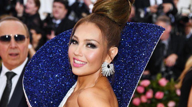 NEW YORK, NEW YORK - MAY 06: Thalia attends The 2019 Met Gala Celebrating Camp: Notes on Fashion at Metropolitan Museum of Art on May 06, 2019 in New York City. (Photo by Dimitrios Kambouris/Getty Images for The Met Museum/Vogue)