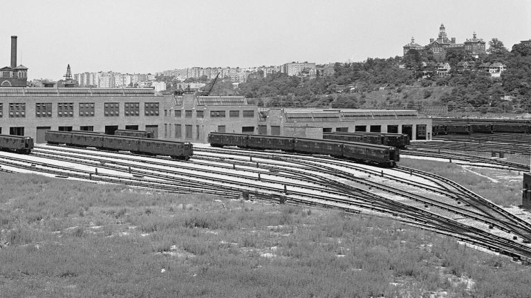'Lost Inwood' photos show how neighborhood has changed 11 Photographer Percy Loomis Sperr captured this image of the West 207th Street rail yard in 1933 shortly after the facility was completed.