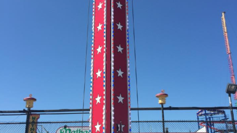 It's Coney Island season! 8 new rides and eats to try 8 This kid-sized drop tower is for mini-daredevils who aren't afraid of heights. It's located in the southeast corner of Deno's Wonder Wheel Amusement Park, not far from the Speedway.