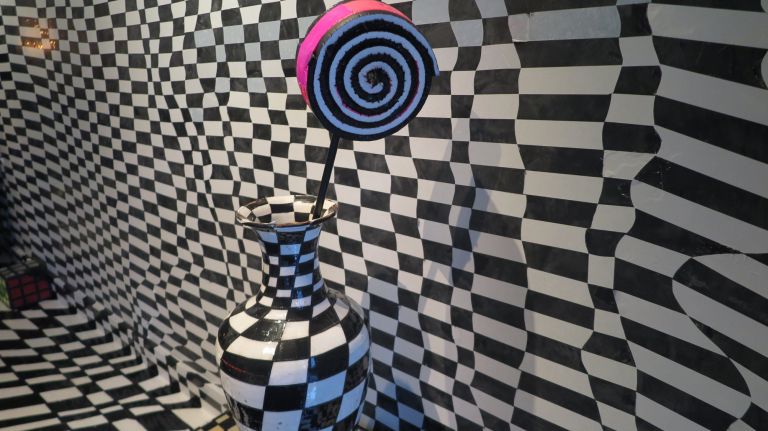 Vandal's foyer is now an optical illusion you must walk through to get into the restaurant.