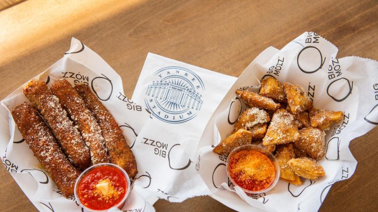 The Brooklyn-based eatery that got its start at Smorgasburg brought its over-the-top mozzarella sticks to the stadium late last season. Big Mozz's classic stick packs Wisconsin mozzarella (extra stretchy) into a fresh garlic, parsley and Pecorino Romano crust. Where: Section 127
