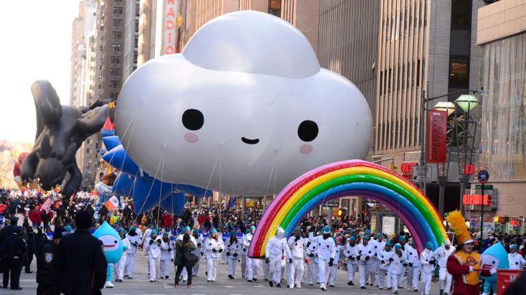New this year, a Balloonicle called Little Cloud debuts at the Macy's Thanksgiving Day Parade.