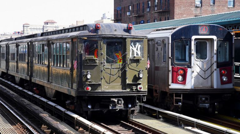 The Nostalgia Train will take Yankees fans to the stadium on Friday and Saturday.