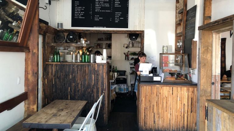 Newtown, a vegetarian Israeli kitchen at 55 Waterbury St., has exactly what you need for an early-afternoon refuel. Fill your water bottle with a cold, housemade earl-grey-and-lavender or hibiscus tea ($3) and grab some Israeli pickles and olives ($3), grape leaves ($4) or tabuleh ($5) to tide you over 'til empanadas at Norwind's. For a more filling snack, try a hummus plate ($8-10) or one of their delectable sandwiches. We recommend the Halloumi ($12) which is made of pan-fried Halloumi cheese, roasted portobello and eggplant, tomato and herbed cream cheese on rosemary focaccia bread. Newton opens at 11 a.m. Monday through Saturday.