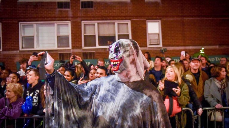 Village Halloween Parade: See photos from the spooktacular event 27 Thousands of costumed characters march up Sixth Ave in the Village Halloween Parade on Wednesday, Oct. 31, 2018.