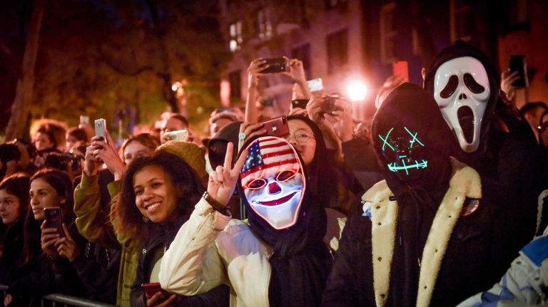 Village Halloween Parade: See photos from the spooktacular event 35 Thousands of costumed characters march up Sixth Ave in the Village Halloween Parade on Wednesday, Oct. 31, 2018.