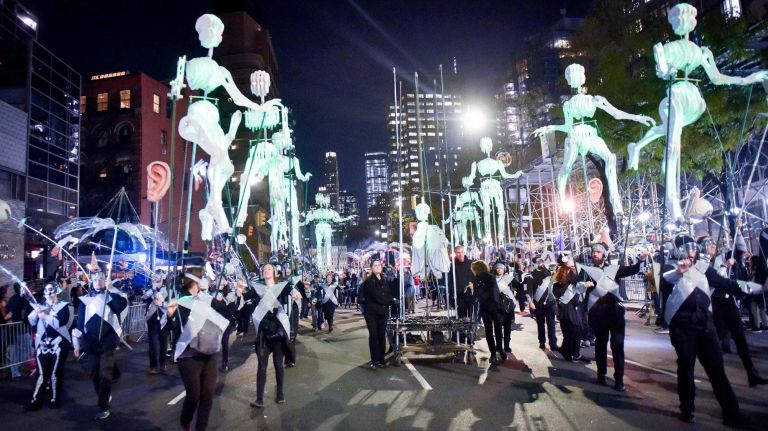 Village Halloween Parade: See photos from the spooktacular event 40 Thousands of costumed characters march up Sixth Ave in the Village Halloween Parade on Wednesday, Oct. 31, 2018.