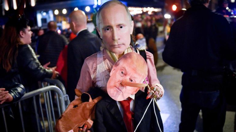 Village Halloween Parade: See photos from the spooktacular event 43 Thousands of costumed characters march up Sixth Ave in the Village Halloween Parade on Wednesday, Oct. 31, 2018.