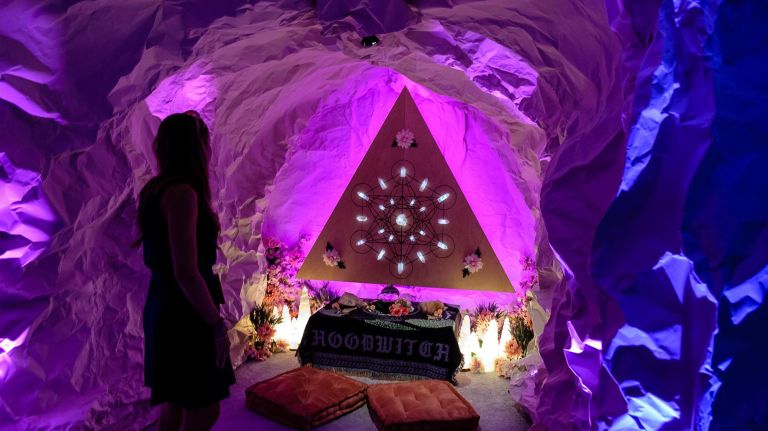 Inside Refinery29's 29Rooms: A whimsical haven for your imagination 15 Tap into your inner magic and set your intentions in this crystal cave by Hoodwitch.