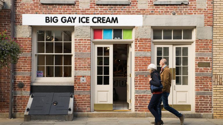 Big Gay Ice Cream embraces a seaside vibe with latest NYC location 3 The new store is in the Seaport District.