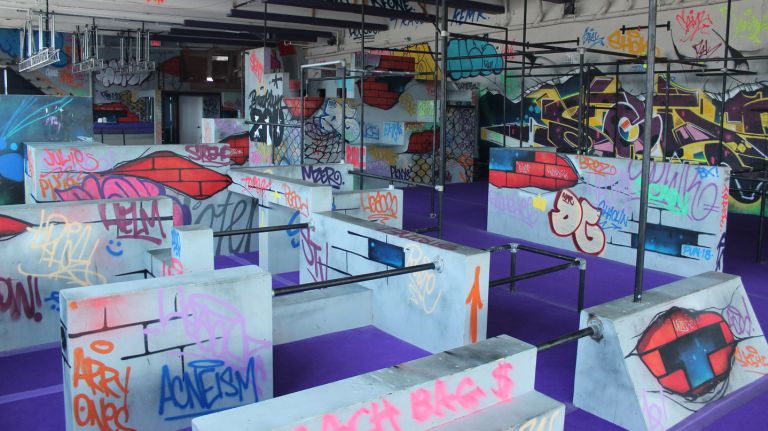Bring your workout gear and get a crash course in parkour at Brooklyn Zoo, a decked-out training facility at 230 Bogart St. Manager Will Maldonado kindly gave us a tour of the stylized place, which recreates city street scenes complete with graffiti by local artists. In addition to adult parkour classes, the Zoo offers training in Ninja Warrior (whether you're preparing to audition for the hit TV show or not), breakdancing, aerial silks, contortion and handstands, bar calisthenics and more. You can pay per-class at $25, or purchase a five-class pack at $100. Brooklyn Zoo also offers several kid-specific classes and camps. 