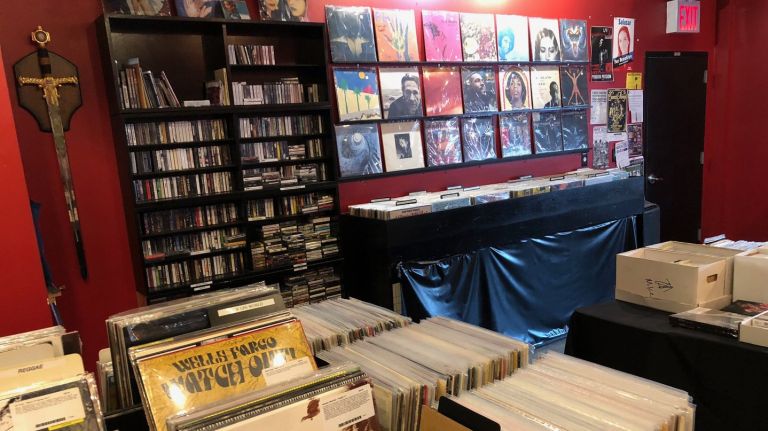 Serious collectors will probably get more out of Material World Records & Tapes (184 Noll St., #1) than casual listeners. While plenty of hitmakers are prominently displayed, the racks are packed with lesser known bands. The tape section will also interest cassette connoisseurs.