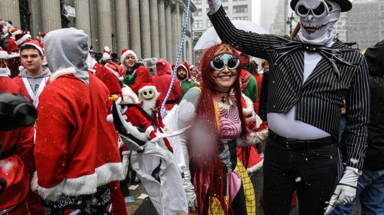 Jack Skellington and Sally of 