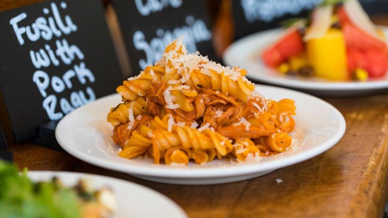 Mojito's fusili with pork ragu is available this year.