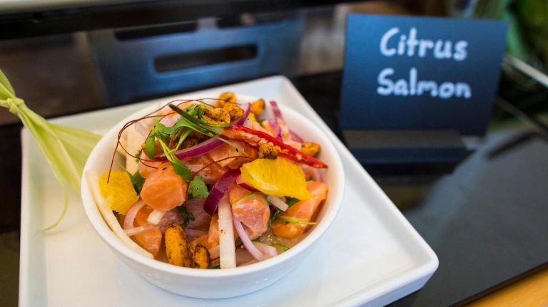 Citrus salmon from Mojito will be on the menu this year.