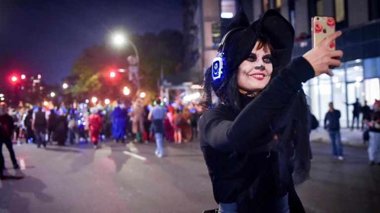 Village Halloween Parade: See photos from the spooktacular event 37 Thousands of costumed characters march up Sixth Ave in the Village Halloween Parade on Wednesday, Oct. 31, 2018.