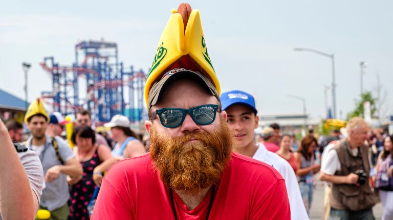 Fans pack the viewing area.
