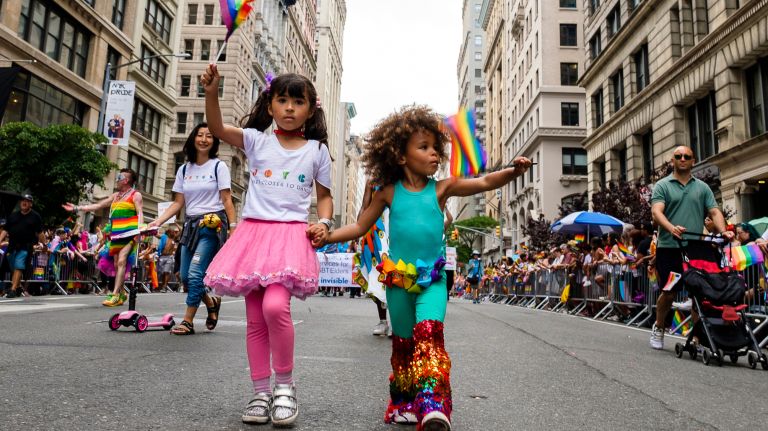 Pride parade NYC: Photos of the 2018 march through Manhattan 44 Children march in pride, too.