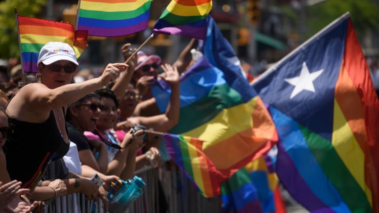 Pride parade NYC: Photos of the 2018 march through Manhattan 46 Spectators cheer in the West Village.