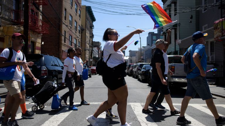 1 Bronx Pride March: Advocates parade through the streets 18 Members of the LGBTQ community and their supporters take part in the Bronx Pride March.