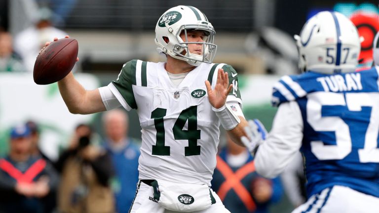 Sam Darnold completed 80 percent of his passes against the Colts in last Sunday's victory.