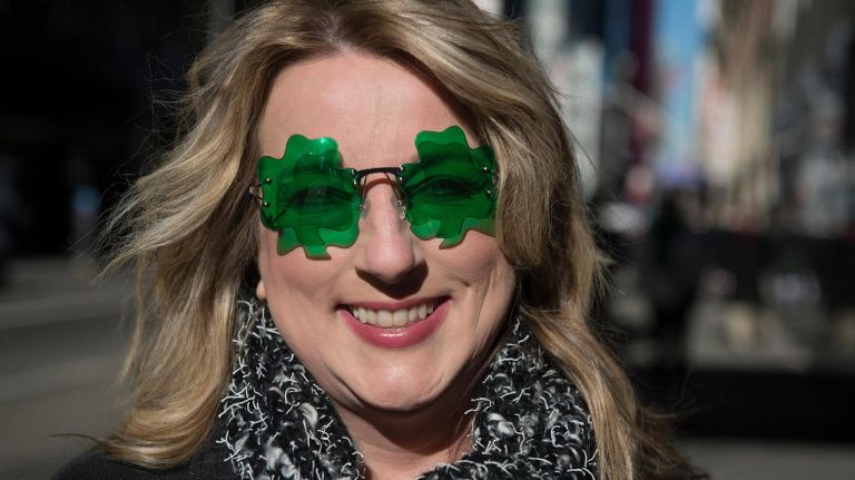 Susie Williamson came from Alabama to watch the parade. 