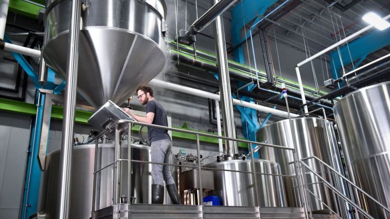 Nick Griffin is head of brewing and quality management at Five Boroughs Brewing Co. in Sunset Park, Brooklyn.