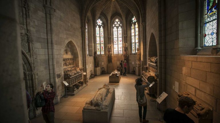 Medieval architecture in NYC: St. Patrick’s Cathedral, The Cloisters and more 4 Quite possibly one of the most well known examples of Medieval European architecture in New York City, The Cloisters is a branch of the Metropolitan Museum of Art. The Met named the museum after portions of cloisters from France, particularly in Saint-Michel-de-Cuxa, Saint-Guilhem-le-Désert, Trie-sur-Baïse, Froville and Bonnefont-en-Comminges. Situated on four acres inside Fort Tryon Park, the museum offers visitors a window into the world of Medieval Europe, with more than 2,000 architectural elements and artworks on display, including stained glass, sculptures, tapestries and more from the 12th through 15th centuries.