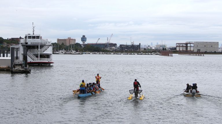 Flushing Bay advocates worry LaGuardia AirTrain will threaten waterway 1 The Guardians of Flushing Bay, Riverkeeper and other environmental groups are raising concerns about the potential impact of the forthcoming LaGuardia AirTrain on Flushing Bay.