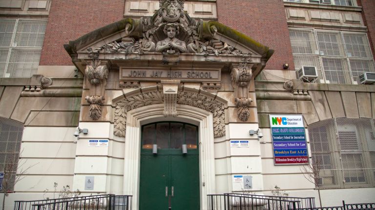 New York City students outperformed the rest of the state in English proficiency, but lagged behind in math scores.