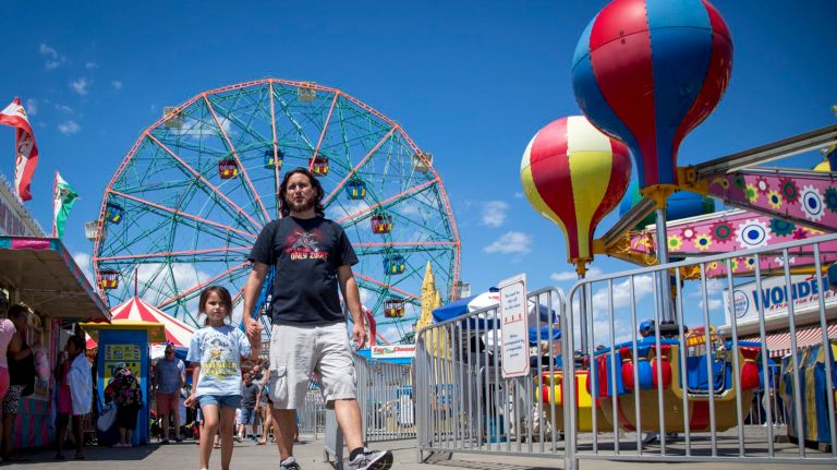 Coney Island residents seeing big changes as real estate booms 11 Show off the fun your having some old-fashioned fun at Coney Island's beach and Luna Park. Ride the Wheel of Wonder or eat some cotton candy. It's an escape from nearby New York City. Be careful, your photos might make your friends jealous.