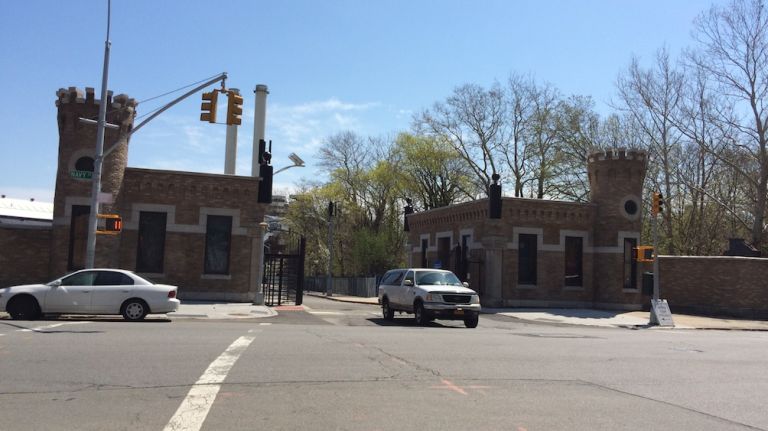 Secrets of the Brooklyn Navy Yard 2 The entrance to the Brooklyn Navy Yard at Sands and Navy Streets.