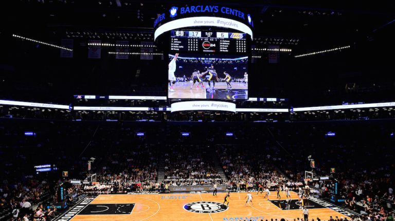 The Brooklyn Nets call Barclays Center arena home. 
