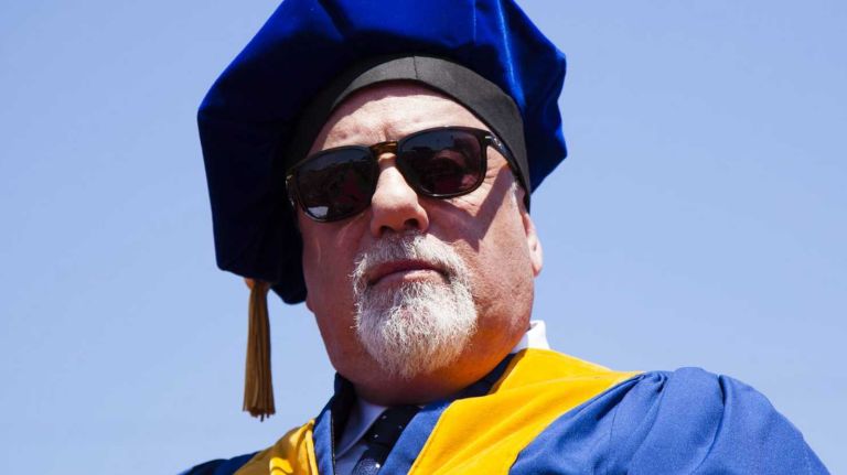 Billy Joel through the years: See photos of music icon then and now 19 Singer Billy Joel receives a doctorate of music during Stony Brook University's 55th commencement ceremony at Kenneth P. LaValle Stadium at Stony Brook University on Friday, May 22, 2015.