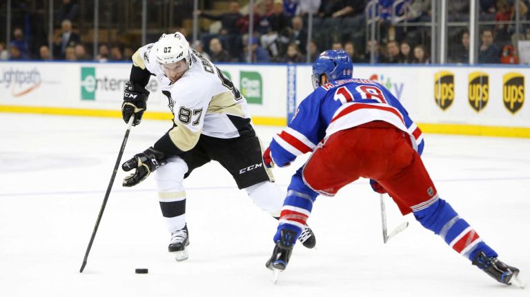 Ryan McDonagh will miss the first game, and possibly the second with what is believed to be a broken bone in his right hand. Dan Girardi has a chronically cranky knee, and the speedy Penguins will have to be contained with help from backchecking forwards and hardy defense from Marc Staal, Kevin Klein, Keith Yandle, Dan Boyle and rookie Brady Skjei. No easy task, even without the sidelined Evgeny Malkin, against the likes of Sidney Crosby, Phil Kessel, Patric Hornqvist, Chris Kunitz, Hagelin, Nick Bonino and defenseman Kris Letang. 