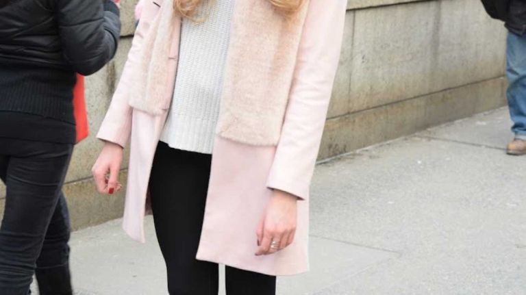 Fashion blogger Natalie Ast attends New York Fashion Week on Feb. 11, 2016.