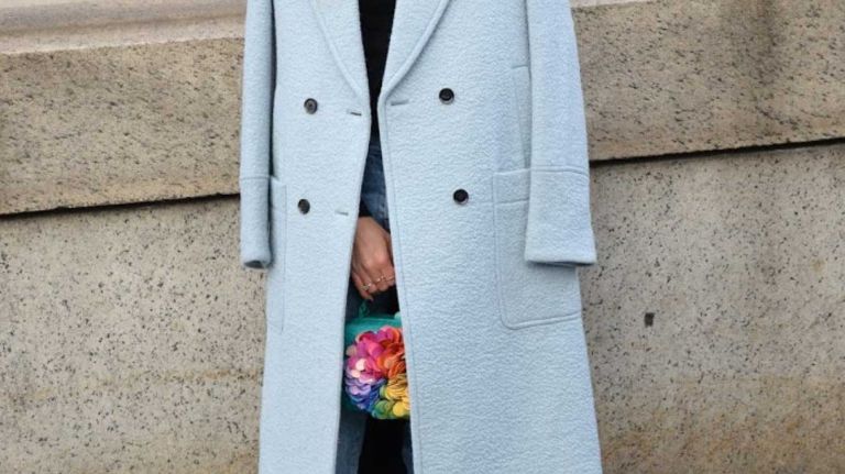 A woman attends New York Fashion Week on Feb. 11, 2016.