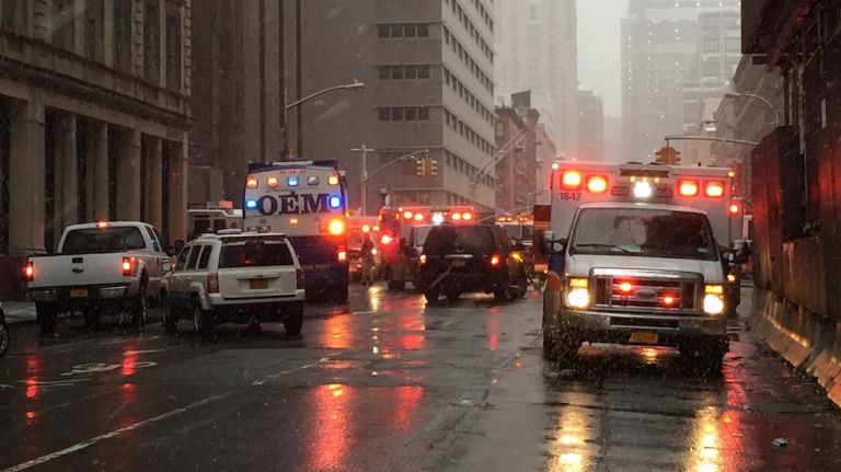 TriBeCa crane collapse: See photos from the scene 7 A crane collapsed at 40 Worth St. in TriBeCa.