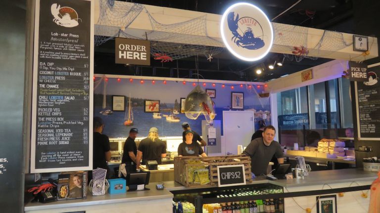 The Pennsy: Penn Station food makes a giant leap with Mario Batali, Pat LaFrieda, Marc Forgione, more 24 Chef Marc Forgione has opened his first fast-casual concept devoted to all things lobster at The Pennsy. Coconut lobster bisque and chile lobster salad for all!