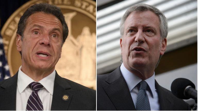 MTA fare & toll hike? Don’t look to NYC for money to avoid it, de Blasio says 1 Gov. Andrew Cuomo, left, wants New York City to pick up half the tab to cover deficits that he says will force an MTA service hike. Mayor Bill de Blasio says the city won't pay.
