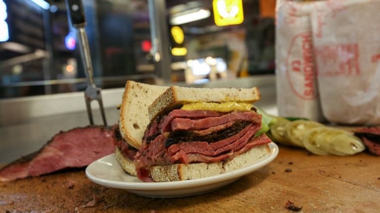 How old-school delis like Katz’s and 2nd Ave Deli are changing to expand their customer base 1 A classic pastrami sandwich from Katz's, now available at the DeKalb Market Hall.
